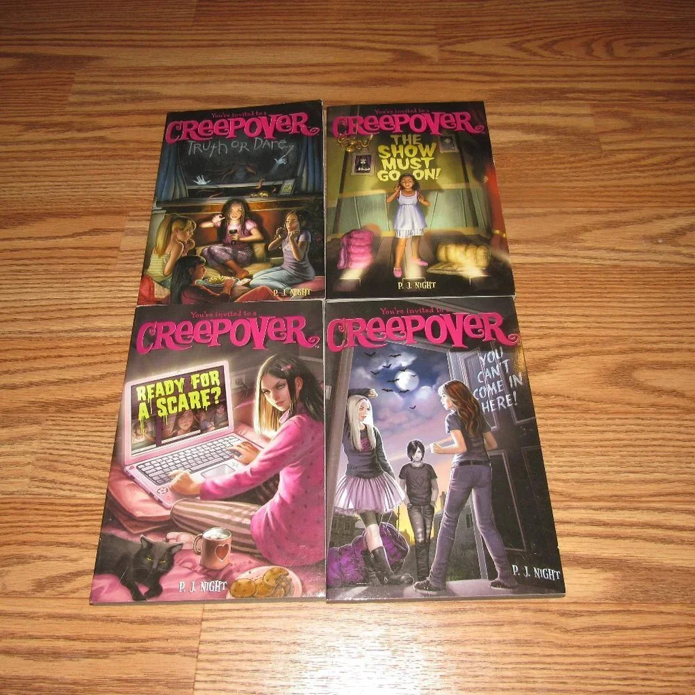 P.J. Night CREEPOVER Set 4 books~Truth or Dare....